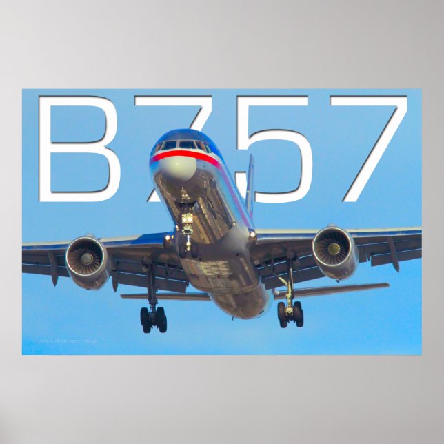 757 FLUGGESELLSCHAFT POSTER (Vorne)