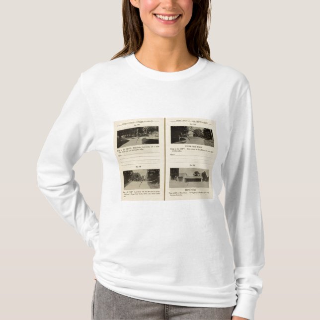75861 Rhinebeck oberer roter Haken-blauer Speicher T-Shirt (Vorderseite)