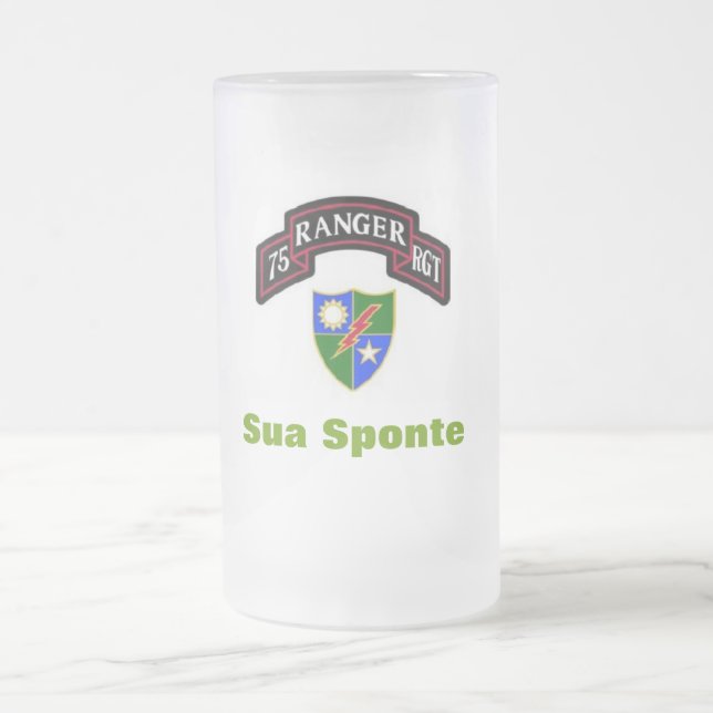 75. Armee-Förster-mattiertes Bier Stein Mattglas Bierglas (Mittel)