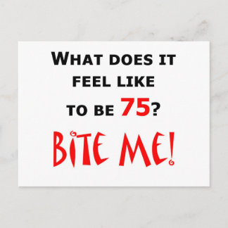 75 Biss mich! Postkarte