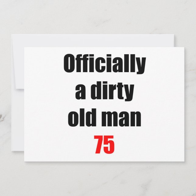75 Dirty Old Man (Vorderseite)