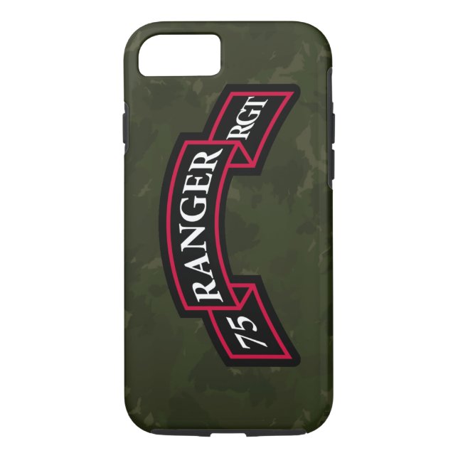 75. Förster-Regiment "dunkelgrüne Camouflage " Case-Mate iPhone Hülle (Rückseite)