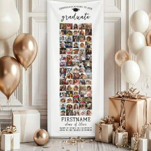 75 Foto Collage Abschluss Modern Minimal Weiß Banner