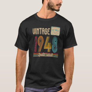 75. Geburtstag Geschenke Vintag limitierte Edition T-Shirt