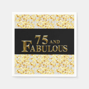 75. Geburtstag Serviette