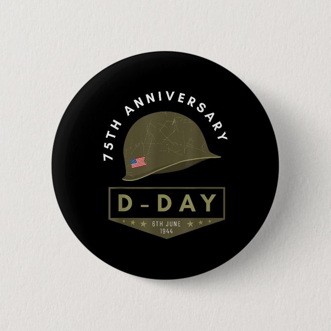 75. Geburtstag - Wwii-Gedenkstätte _1 Button (Vorderseite)