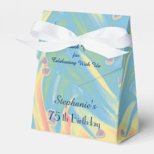 75. Geburtstags-Bevorzugungs-Kasten, Pastellherzen Geschenkschachtel