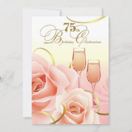 75. Geburtstagsfeier Custom Invitations Einladung