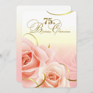 75. Geburtstagsfeier Custom Invitations Einladung