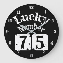 75 - Glückszahl 75 Glück