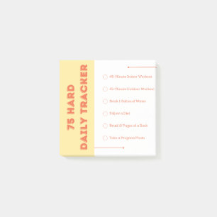 75 Hard Post-it®-Notizen Post-it Klebezettel