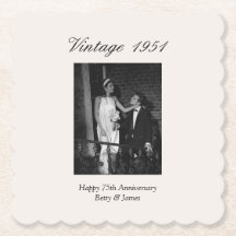 75. Hochzeitsjubiläumsfeier Personalisiertes Foto