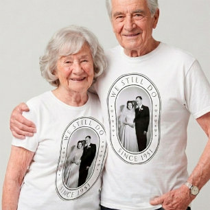 75. Hochzeitstag Diamant Geschenk Benutzerdefinier T-Shirt