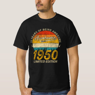75 Jahre alt 1950 Retro Phantastisch 75. Geburtsta T-Shirt