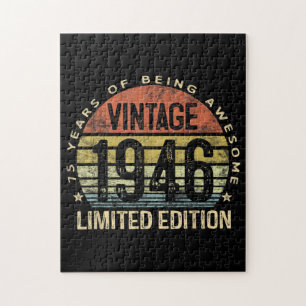 75 Jahre alte Geschenke Vintag 1946 Geburtstag