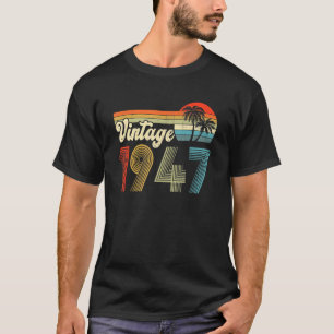75 Jahre Vintag 1947 75. Tag T-Shirt