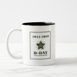 75. Jahrestag des D-Day Zweifarbige Tasse