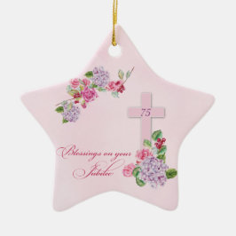75. Jahrestag des religiösen Lebens katholische Nu Keramik Ornament