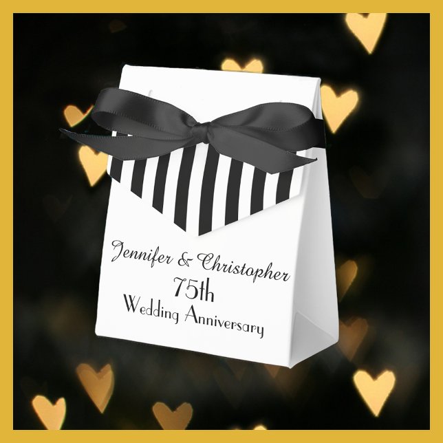 75. Jubiläumsjubiläum - Festivalbox, Schwarz/Weiß  Geschenkschachtel (Von Creator hochgeladen)