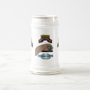 75. Ranger Regiment CIB Bierglas