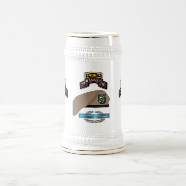 75. Ranger Regiment CIB Bierglas (Mittel)