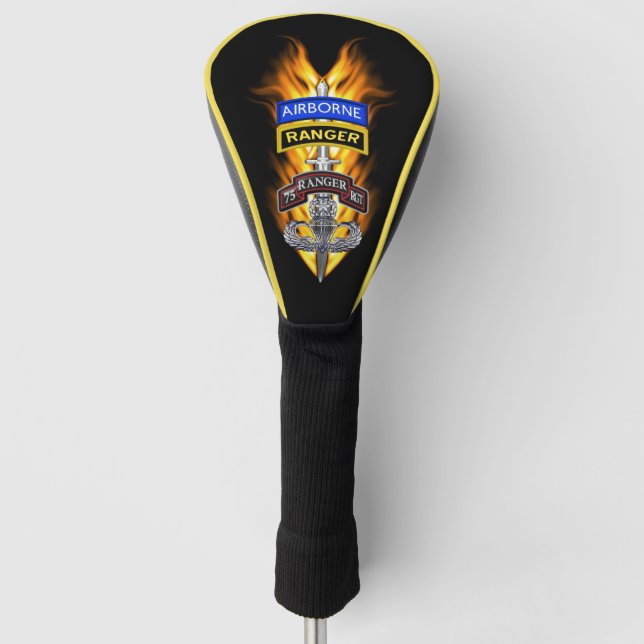 75. Ranger Regiment "Flaming Sword" Golf Headcover (Vorderseite)