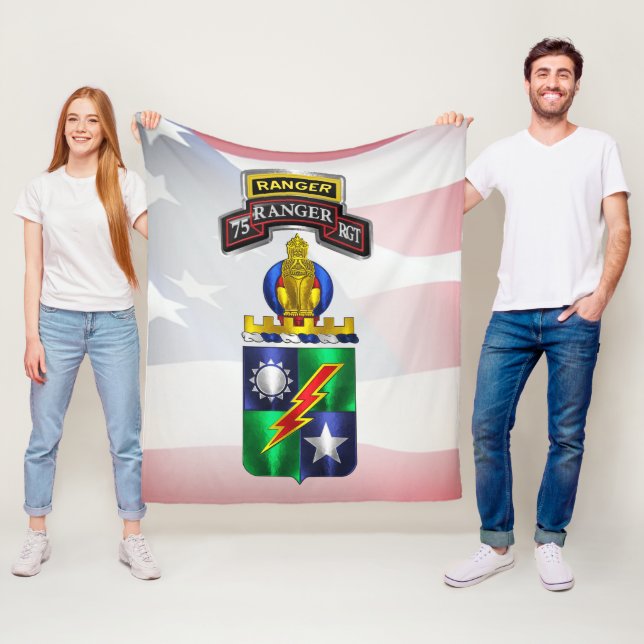 75. Ranger-Regiment  Fleecedecke (Beispiel)