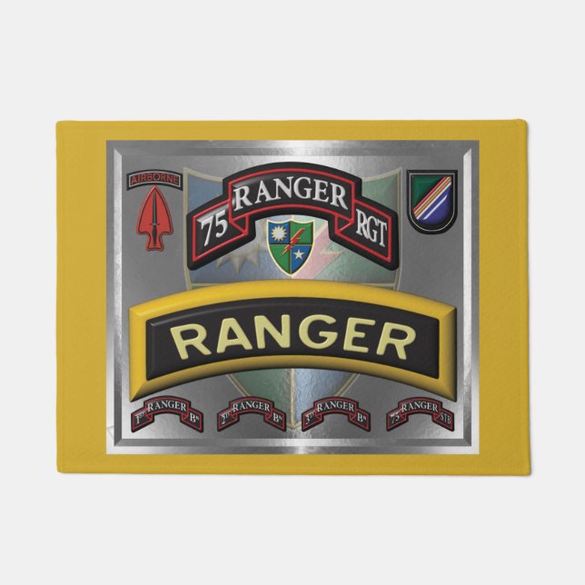 75. Ranger-Regiment Fußmatte (Vorderseite)
