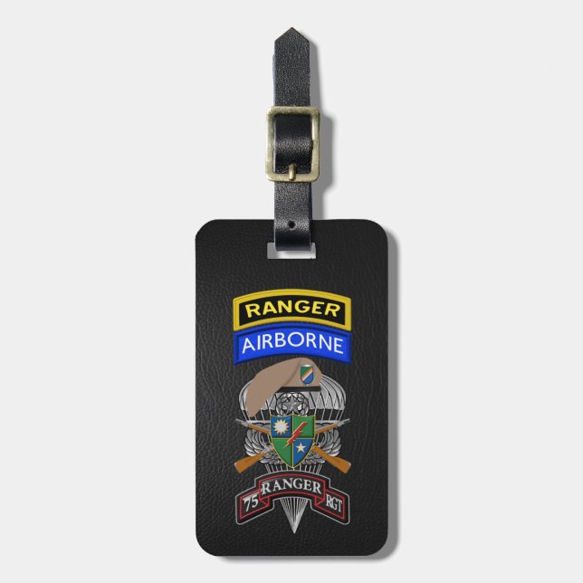 75. Ranger-Regiment Gepäckanhänger (Vorderseite vertikal)