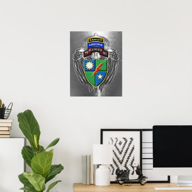 75. Ranger-Regiment Poster (Heimbüro)