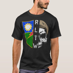 75. Ranger Regiment Skull Unit Wappen Rltw Beret V T-Shirt