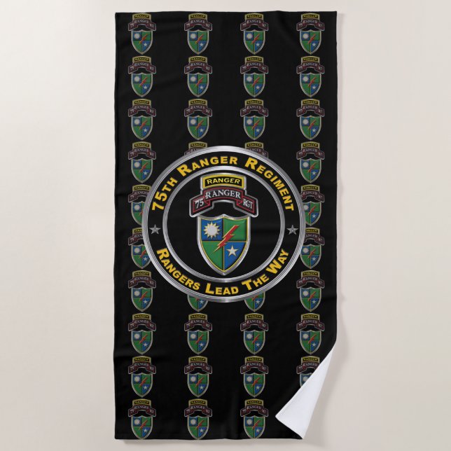 75. Ranger-Regiment Strandtuch (Vorderseite)