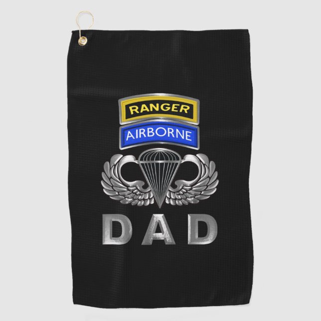 75. Ranger Regiment VATER Golfhandtuch (Vorderseite)