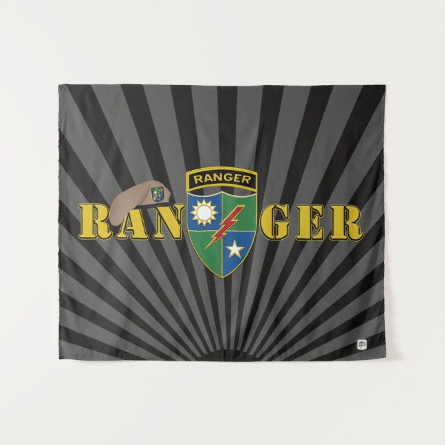 75. Ranger-Regiment  Wandteppich (Vorderseite (Horizontal))