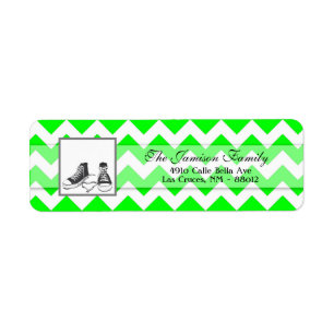 .75"x2.25" Rücksendeadresse Label Teenage Sneakers