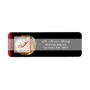 .75" x 2.25" Rücksendeetikett Marine Dress Blues