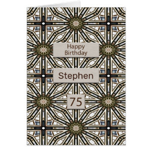75e anniversaire Abstrait Mandala Design
