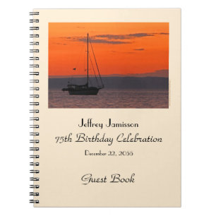 75e Anniversaire de la fête Livre d'invité, Bateau