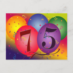 75e anniversaire invitation