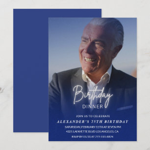 75e anniversaire invitation Anniversaire Dîner Pho