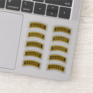 75e Stickers Contour vétéran du régiment de Ranger
