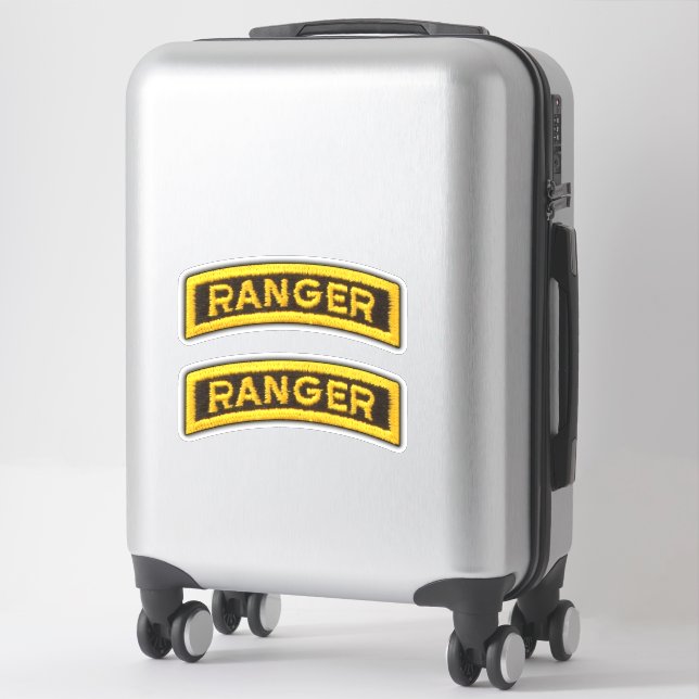 75e Stickers Contour vétéran du régiment de Ranger (Sur valise)