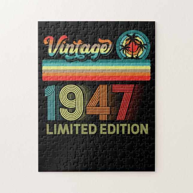 75th Birthday Decorations Men 75 Year Old 1947 (Vertikal)