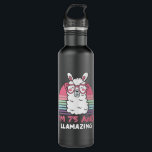 75th Birthday Llamazing Llama 75 Year Old Birthday Edelstahlflasche<br><div class="desc">Retro Vintage Style Birthday Gift Design Perfect To Pair With Shorts,  Leggings Or Jeans For A Casual Yet Trendy Look. Humorous Funny Humor Birthday Gift Outfit For Family Member,  Loved One Or Yourself. Matches Loads Of Clothes. GET YOURS TODAY!</div>