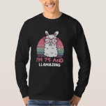 75th Birthday Llamazing Llama 75 Year Old Birthday T-Shirt<br><div class="desc">Retro Vintage Style Birthday Gift Design Perfect To Pair With Shorts,  Leggings Or Jeans For A Casual Yet Trendy Look. Humorous Funny Humor Birthday Gift Outfit For Family Member,  Loved One Or Yourself. Matches Loads Of Clothes. GET YOURS TODAY!</div>