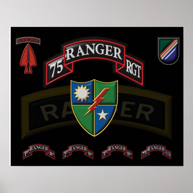 75th Ranger Regiment Poster (Vorne)