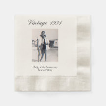 75th Wedding Anniversary Party Personalized Photo