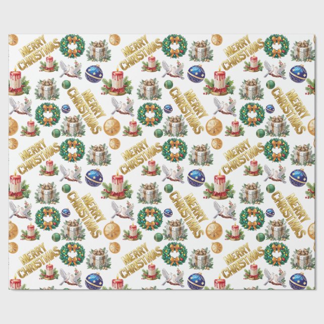 76,2 cm x 1,8288 m Wrapping Paper, glänzend Wrappi Geschenkpapier (Saum)