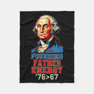 76 67 George Washington Gründungsvater Geschichte Fleecedecke