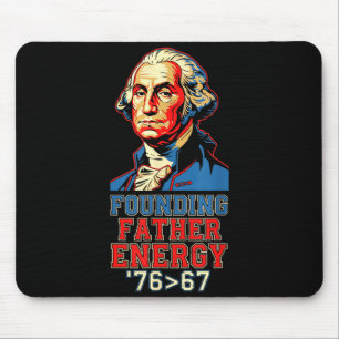 76 67 George Washington Gründungsvater Geschichte Mousepad